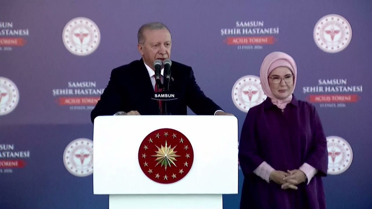 Cumhurbaşkanı Erdoğan Samsun Şehir Hastanesi'nin açılışında konuştu: "Türkiye'de darbeler defteri kapandı"