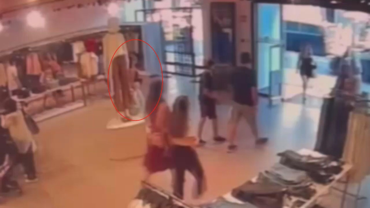 Mağazadan ödeme yapmadan çıkan kadın yakalandı