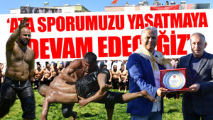 'VAR'lı ilk yağlı güreşte başpehlivan Orhan Okulu oldu