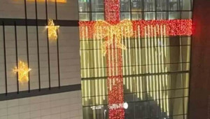 Rize’yi karıştıran yılbaşı süslemesine 'fiyonk ve şerit' takviye ettiler