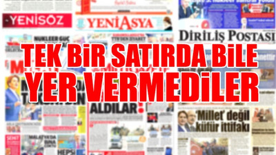 Yeni Akit bile hatırladı: Bu gazeteler Atatürk'ü anmadı