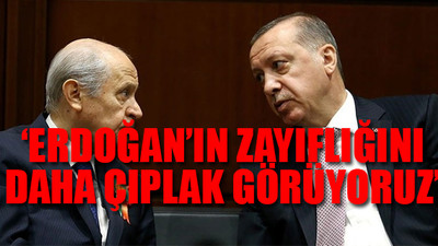 'AKP-MHP bloğunda çatlak var'