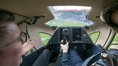 Çin malı 'Drone Taksi' ilk uçuş için Viyana'da