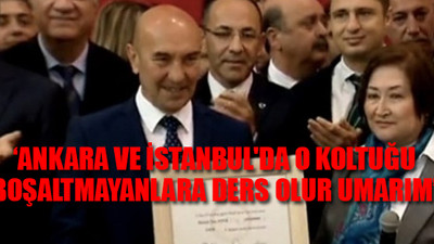 Tunç Soyer mazbatasını aldı
