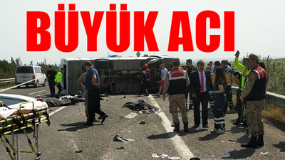 1 Mayıs’a giden emekçiler kaza yaptı: 5 ölü, 14 yaralı