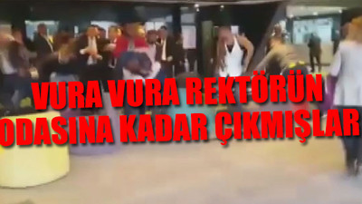 30 kişi Haliç Üniversitesi’ni bastı... 