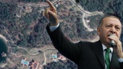 40 bin ağaç kesildi, Erdoğan'ın yazlık sarayına havuzlu villalar