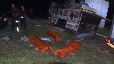 Bir mülteci faciası daha: Van'da kamyon devrildi, 5 kişi öldü 10'larca yaralı