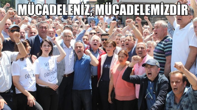 CHP’li Kaftancıoğlu’ndan Uzel işçilerine destek 