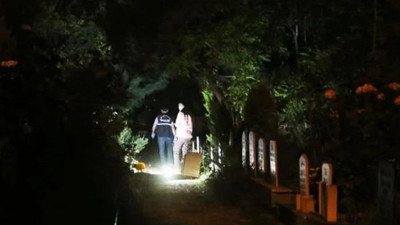 Çocuklar mezarlıkta 10-15 haftalık cenin buldu