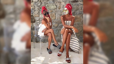 Eda Taşpınar’dan maskeli paylaşım