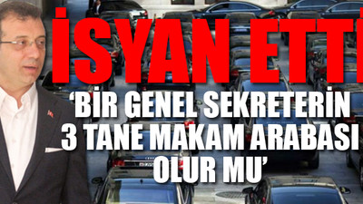 Ekrem İmamoğlu İBB'deki israfı açıkladı