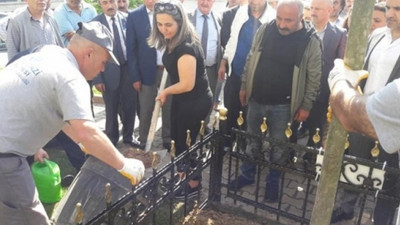 Maganda kurbanı Ahmet Emre Çavuş'un anısına 21 fidan dikildi