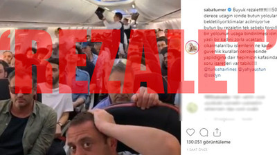 Saba Tümer "THY uçağında rezalet yaşanıyor" deyip video paylaştı