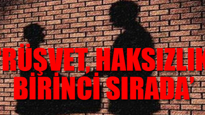 Sabah gazetesinden: Vatandaşların yüzde 72’si 'yolsuzluk yapılıyor' diyor