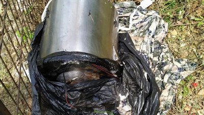 Ümraniye'de ormanlık alanda bomba bulundu