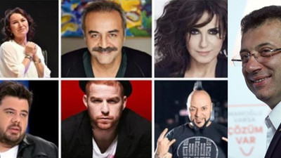 Ünlü isimlerden Ekrem İmamoğlu'na destek mesajları yağdı