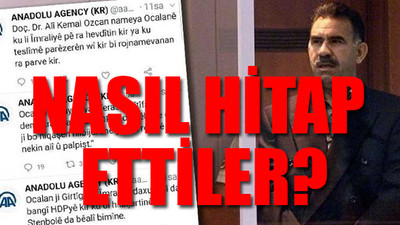 Anadolu Ajansı'nın Kürtçe servisine 'Öcalan' ayarı
