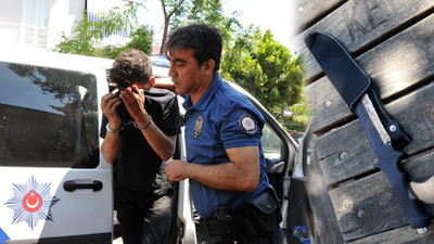 Babalar gününde dehşet! Boğazına 'komando bıçağı' sapladı