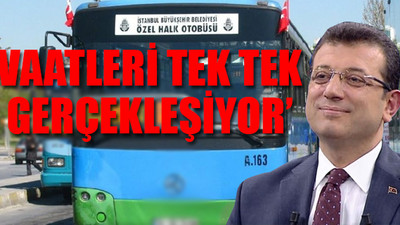 CHP'den özel halk otobüsçülerine güzel haber!