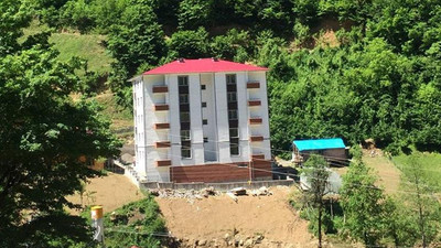 Devlet koruma altına alınan bölgeye lojman yaptı