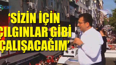 Ekrem İmamoğlu: Bağcılar'dan daha çok oy istiyorum