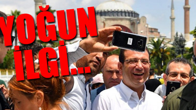 Ekrem İmamoğlu Cuma namazını Sultanahmet Camii'nde kıldı