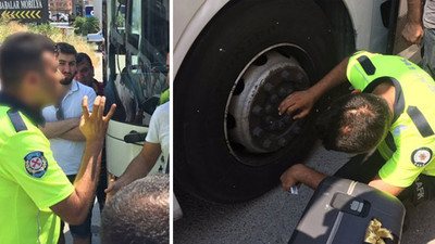 Ekrem İmamoğlu için yola çıkan otobüse önce polis sonra jandarma engeli