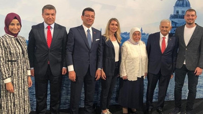 Ekrem İmamoğlu ile Binali Yıldırım'ın aile fotoğrafı