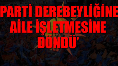 Eski AKP'li danışman: Parti sona erdi ve cenazeyi bekliyoruz