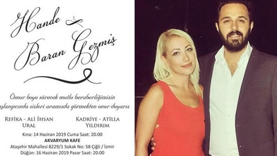 Genç İlçe Başkanı’nın düğününde İmamoğlu-Yıldırım yayını izlenecek