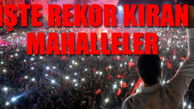 İmamoğlu’nun en yüksek oy aldığı yerler belli oldu