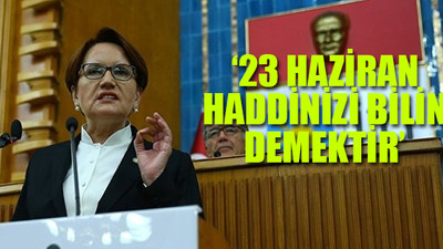 Meral Akşener: Kış geliyor, yani Winter is coming