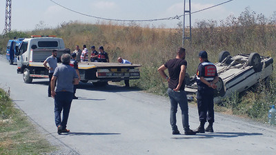 Oylarını kullandılar, dönerken kaza yaptılar: Bir ölü, bir yaralı...