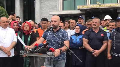 Siyasi tarihimizde bir ilk! Belediye çalışanlarından İmamoğlu mitingi