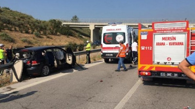 Uzman çavuşlar kaza yaptı: 2 ölü, 1 yaralı