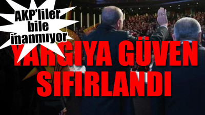 Yargı anketinden şok sonuçlar!