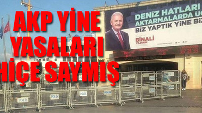 YSK’dan AKP’nin Kadıköy’deki pankartına ilişkin karar