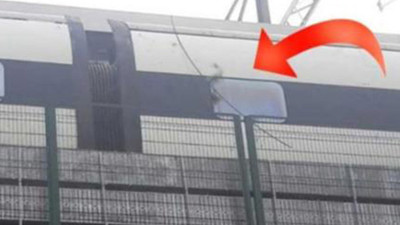 Yüksek hızlı trende faciadan dönüldü