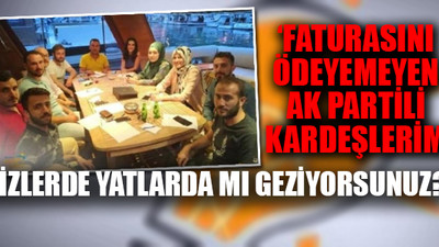 AKP Gençlik Kolları yat sefasında!