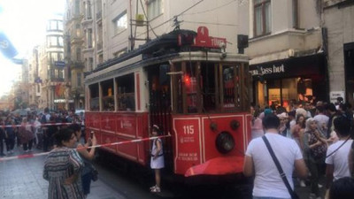 Beyoğlu'nda nostaljik tramvayın seferleri durdu