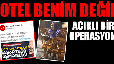 Cem Yılmaz'dan yandaş basına isyan