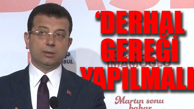 Ekrem İmamoğlu: Burası eş, dost, akraba yeri değil