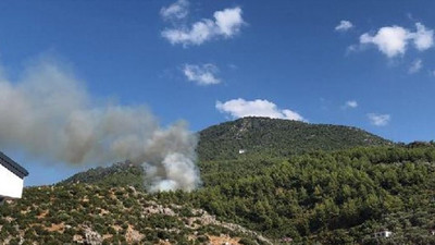 Fethiye'de korkutan orman yangını