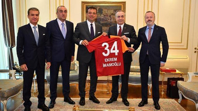 Galatasaray yönetiminden İmamoğlu'na tebrik ziyareti