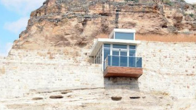 Kapadokya'da tepki çeken asansör kaldırıldı