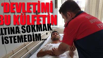 'Kıyafetlerimi kesmeyin, devletimin malı'