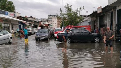 O ili sağanak yağış vurdu