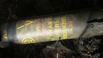 PKK’nın 5 odalı mağarasından tanksavar füzesi çıktı