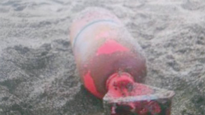 Sakarya'da bomba paniği: Sahile vurdu...